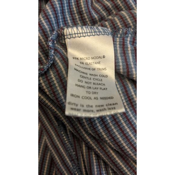 Toad & Co Windmere Organic Cotton Long Sleeve Stripe Mini Dress with Pockets - Picture 4 of 7